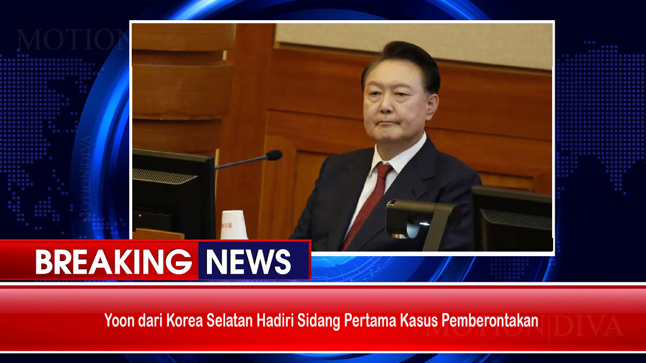 Yoon dari Korea Selatan Hadiri Sidang Pertama Kasus Pemberontakan