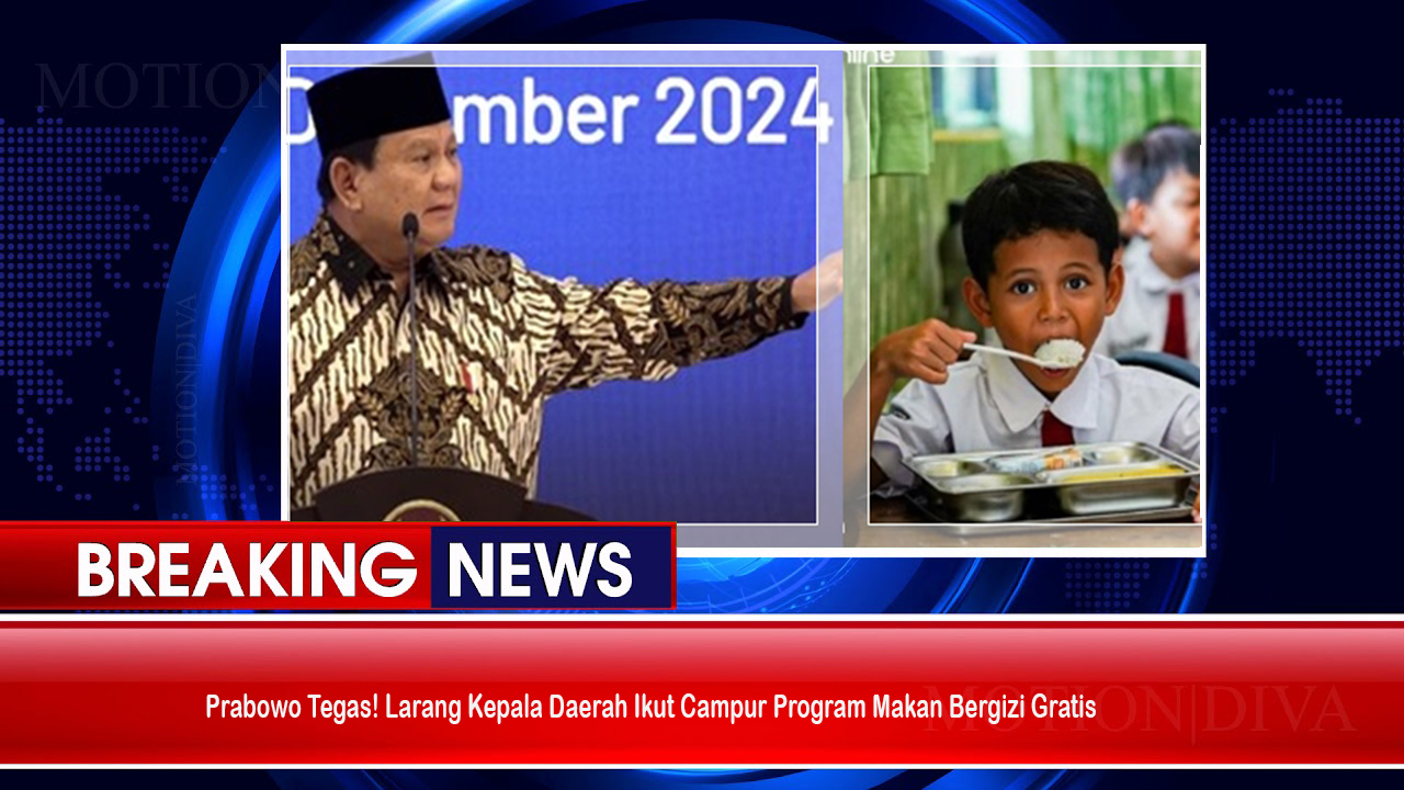 Prabowo Tegas! Larang Kepala Daerah Ikut Campur Program Makan Bergizi Gratis